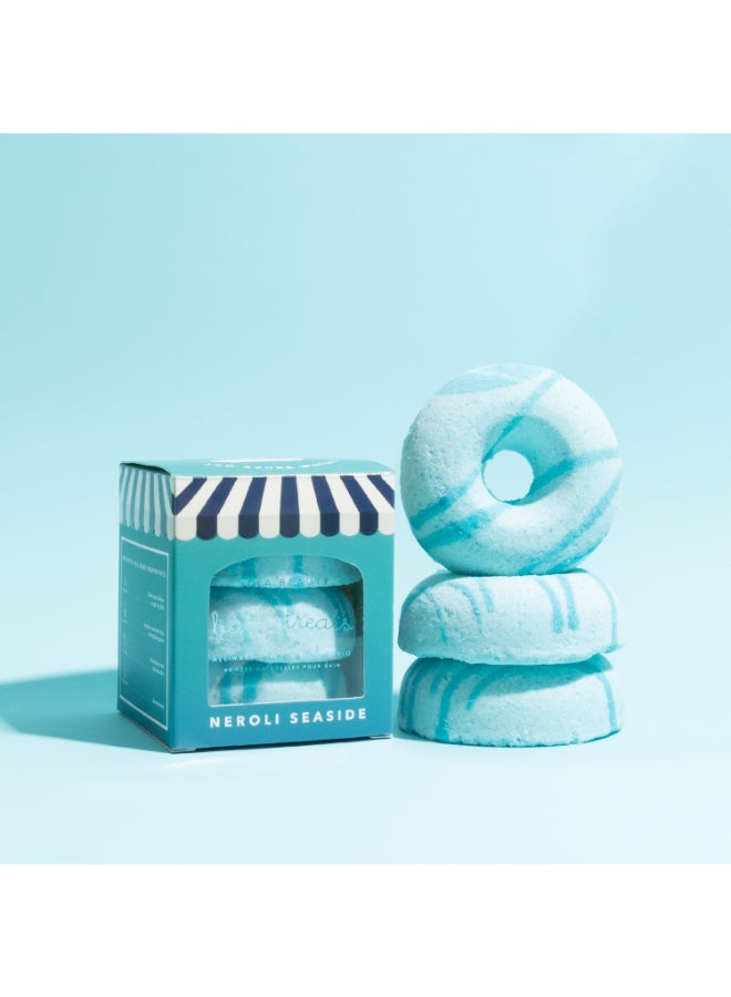 NCLA Beauty Bath Treats 3 PC Bath Bomb Set - Neroli Seaside - Image 1